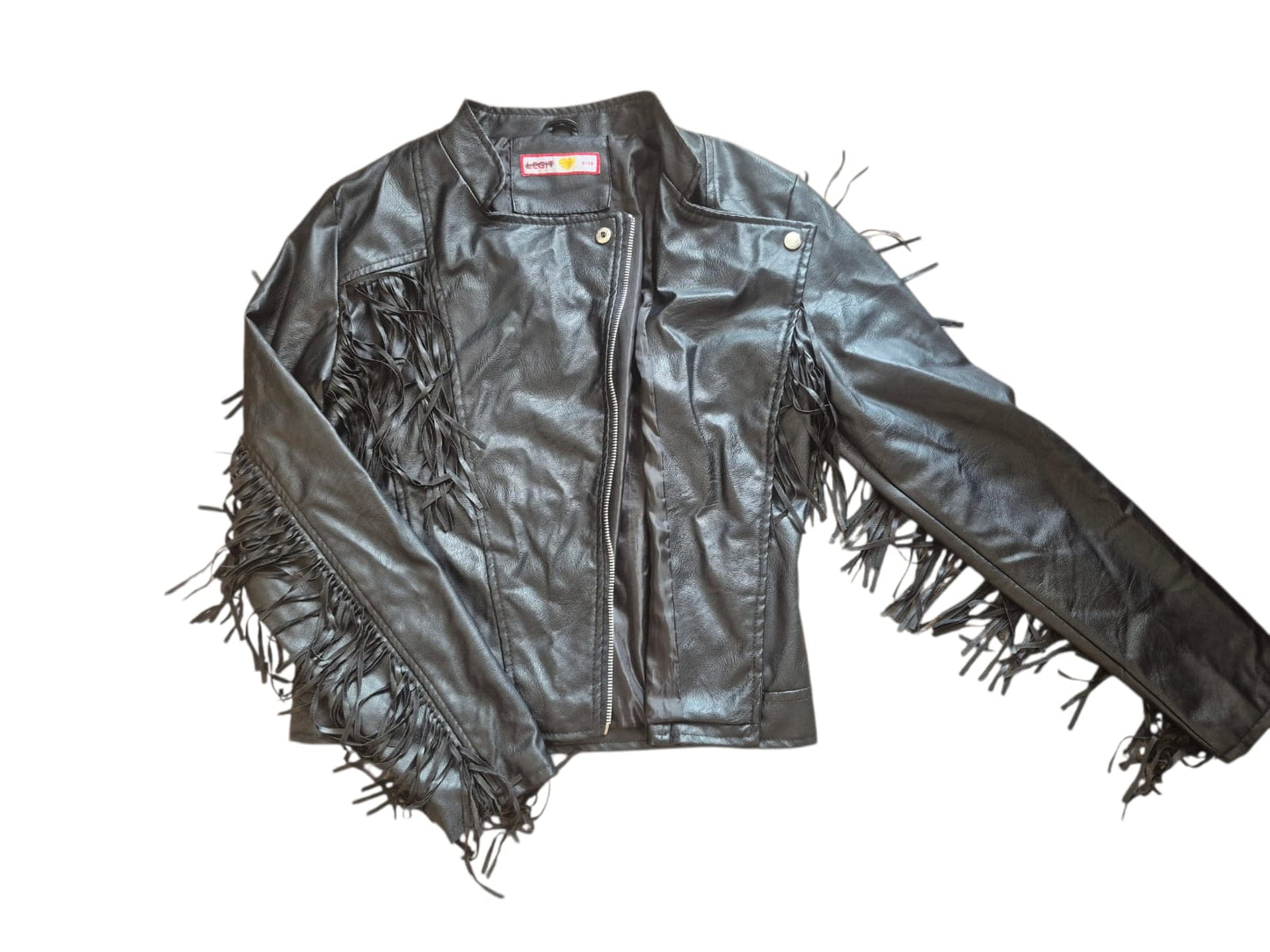 Edgy LEGIT Fringe Biker Jacket