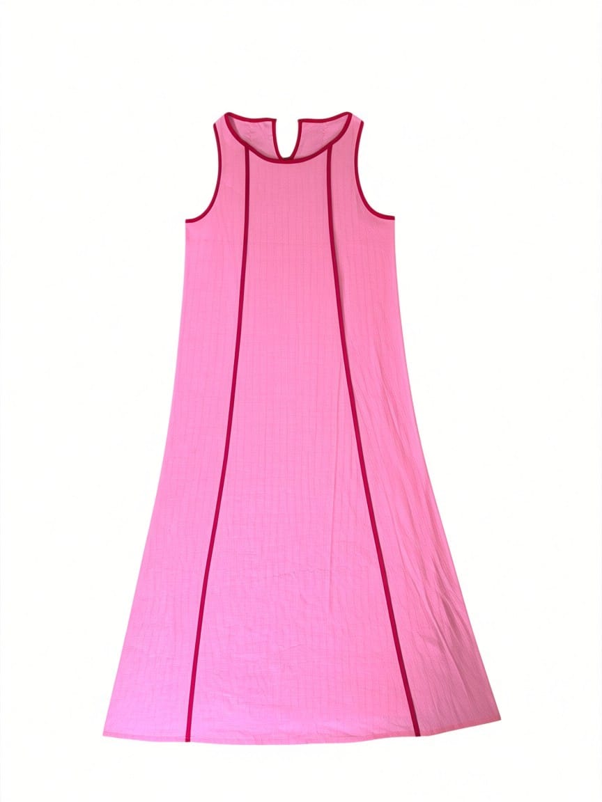 Shein Pink Sleeveless Dress