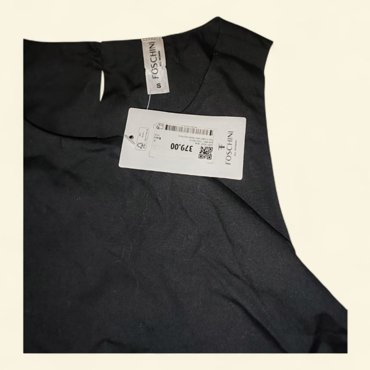 FOCHINI Black Sleeveless Top