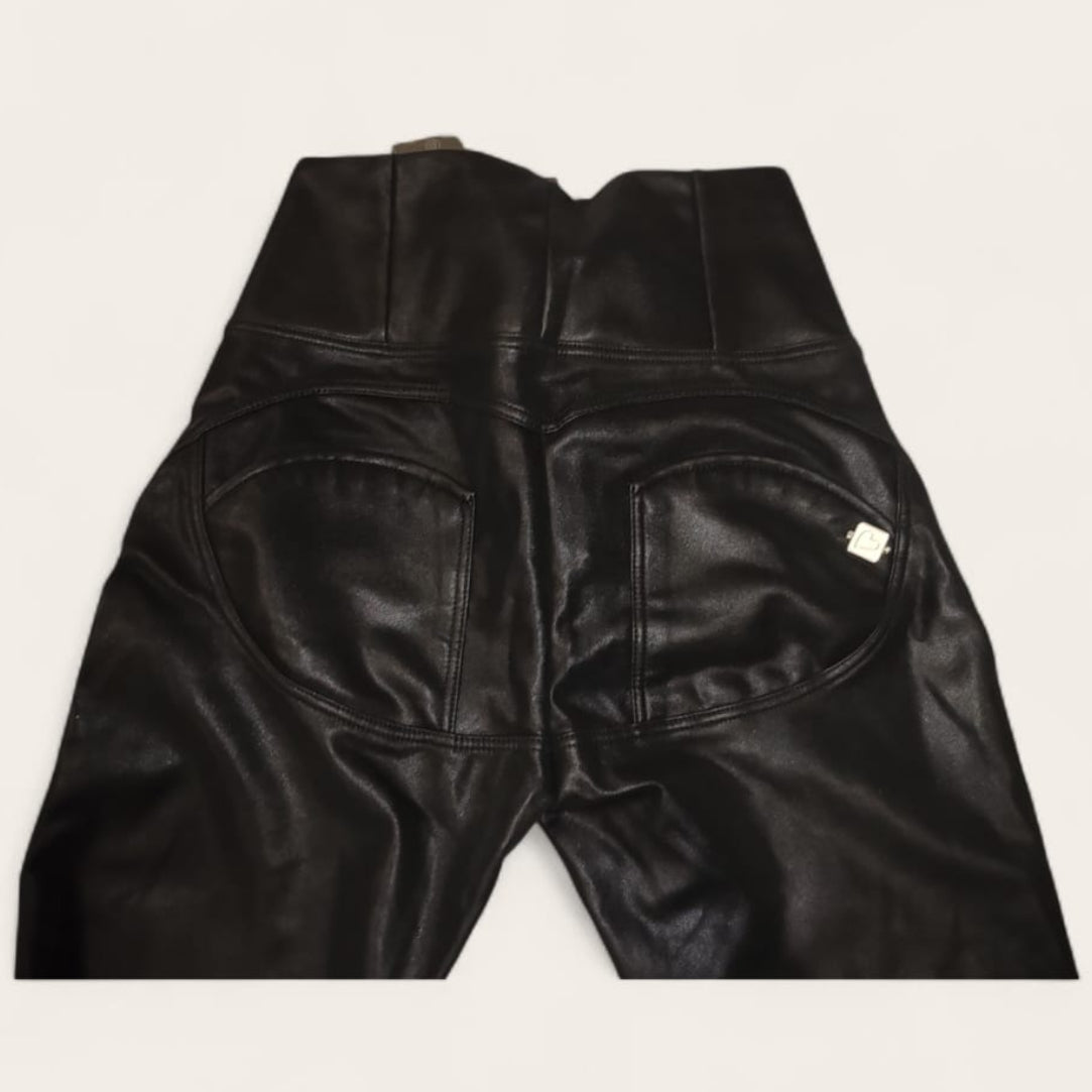 Sleek WONDERFIT Faux Leather Leggings