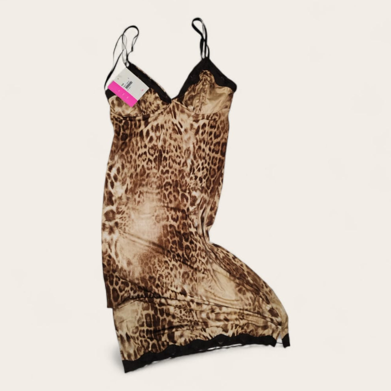 Sultry Leopard Print Slip Dress