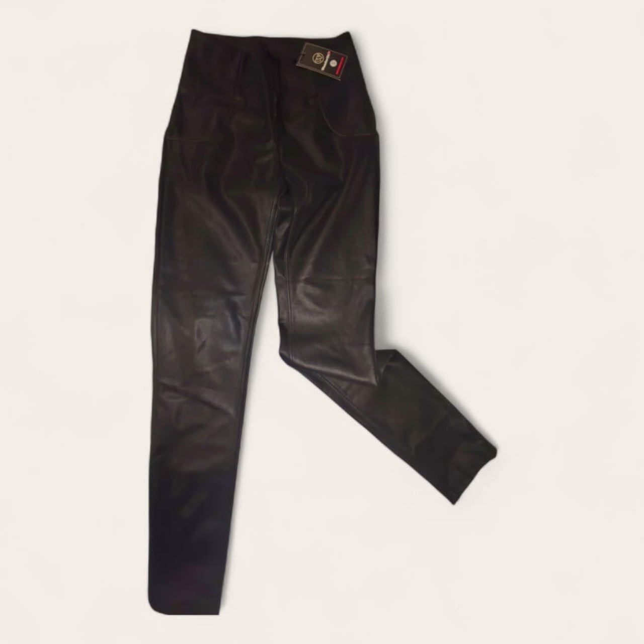 Sleek WONDERFIT Faux Leather Leggings