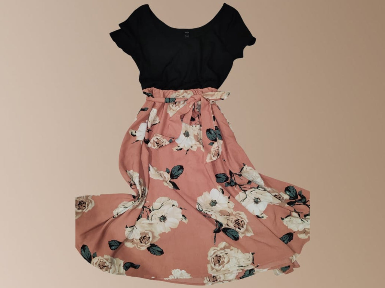 SHEIN Floral Midi Dress