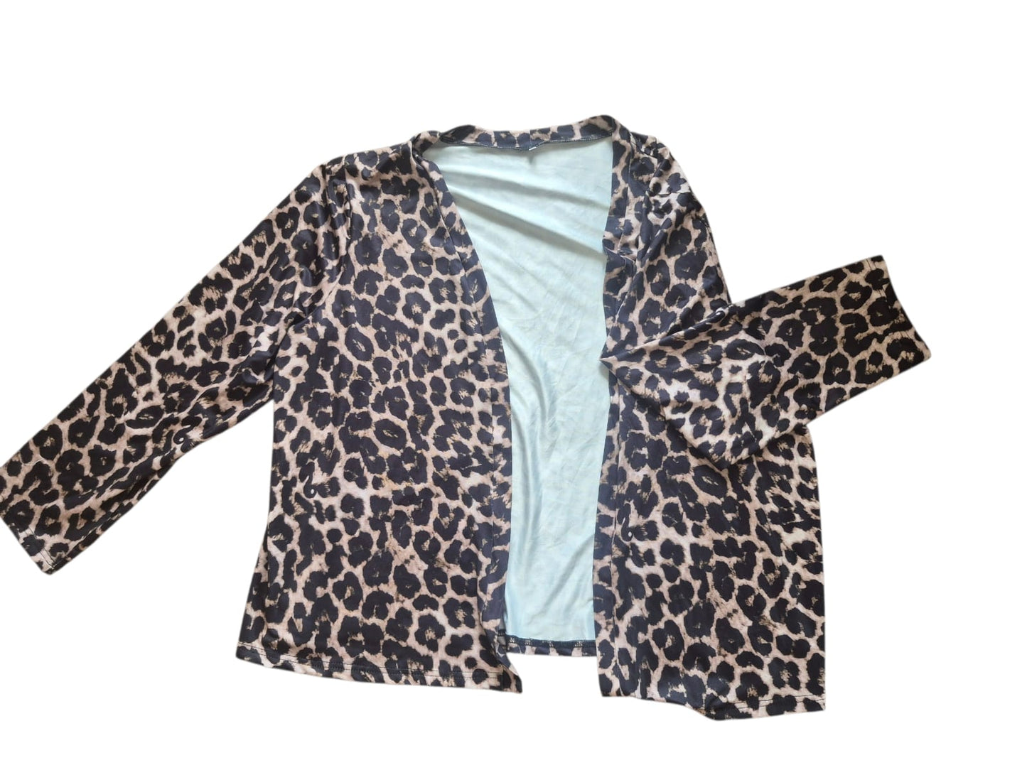 Stylish Leopard Print Cardigan