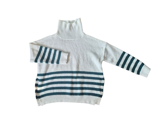 Kelso Striped Turtleneck Sweater