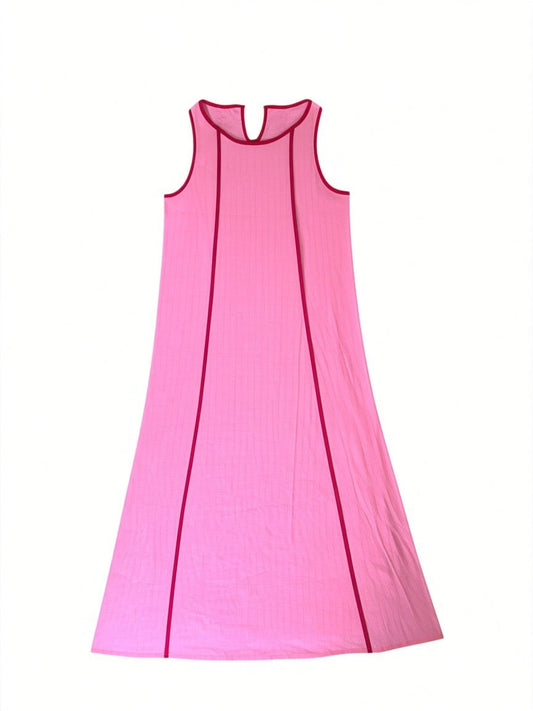 Shein Pink Sleeveless Dress